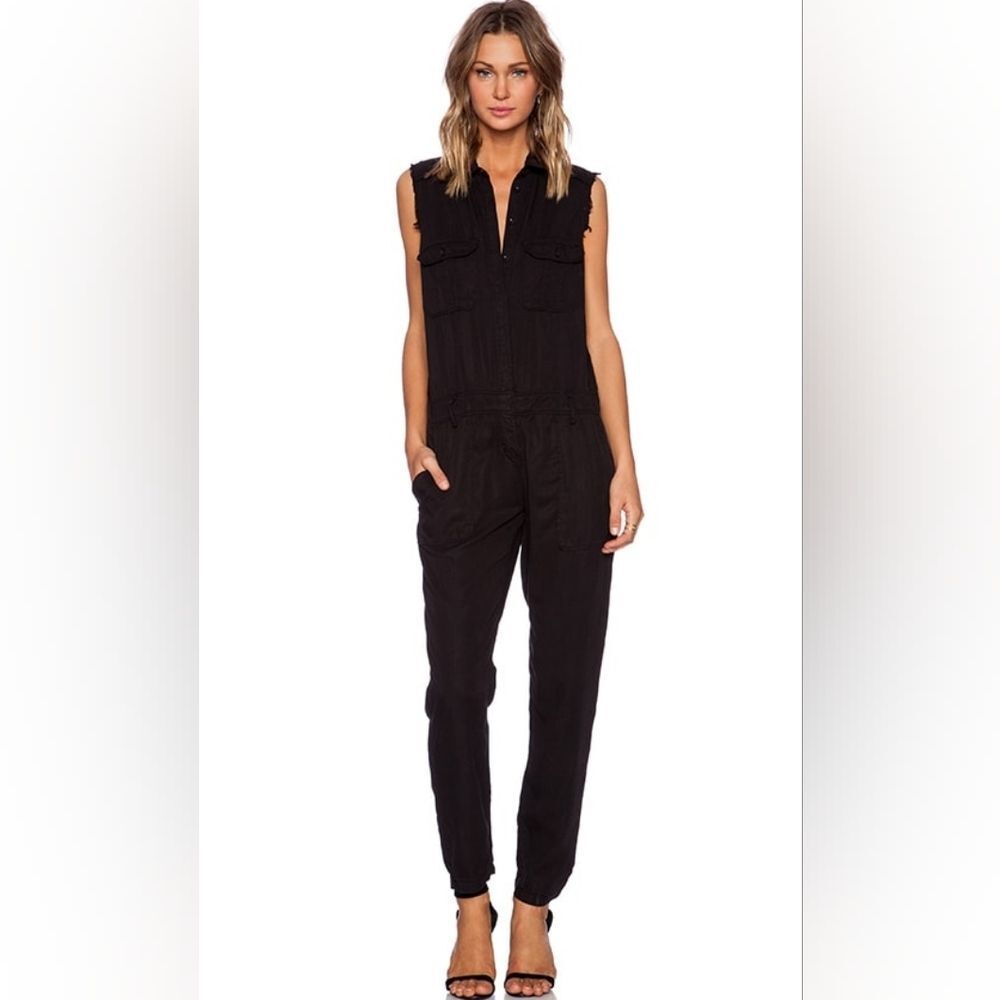 Etienne Marcel Sleeveless Jumpsuit in Black - Size S